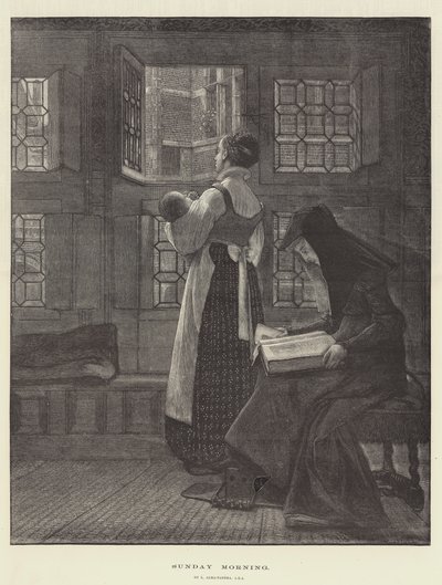 Zondagochtend door Lawrence Alma Tadema